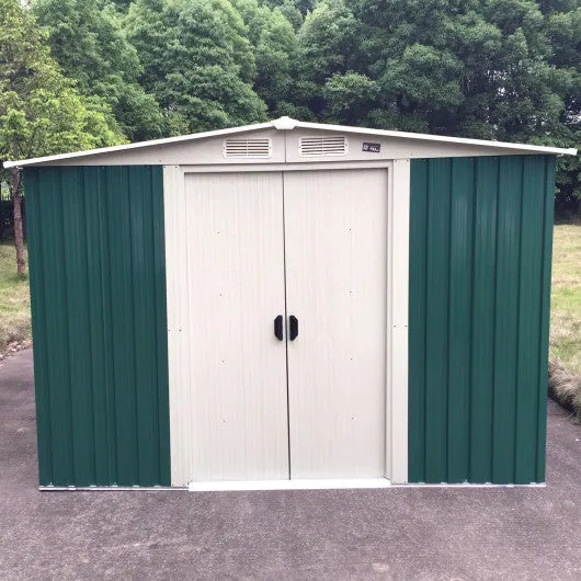 10'x8' Storage Shed Large Backyard Outdoor Garden Garage DIY Sheds Kit Building