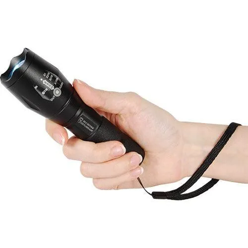 1200 Lumen LED Self Defense Zoomable Flashlight