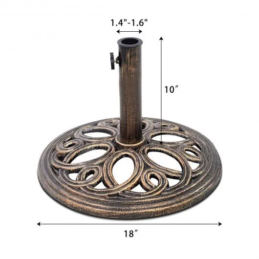 17 3/4" Round Umbrella Base Stand