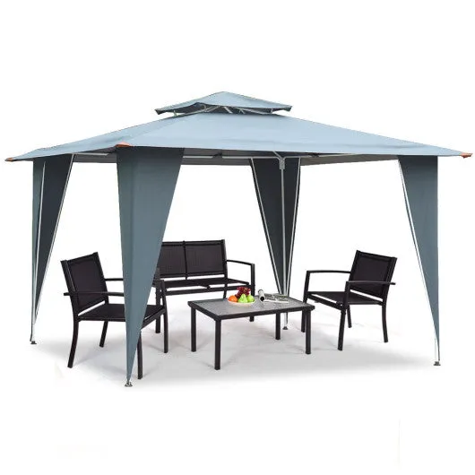 2-Tier 11.5'x11.5' Gazebo Canopy Shelter Patio Tent