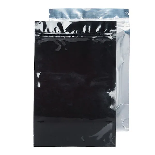 28g x 15 Mylar Bags - Gloss Black