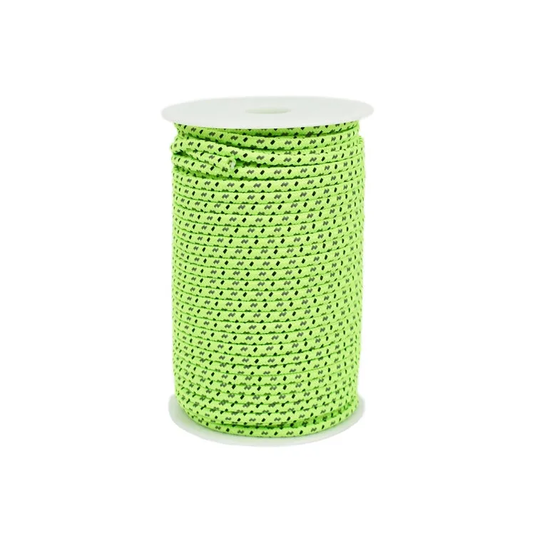 4mm Diameter 50m Luminous Tent Rope Outdoor Rescue Lashing Rope(Green)