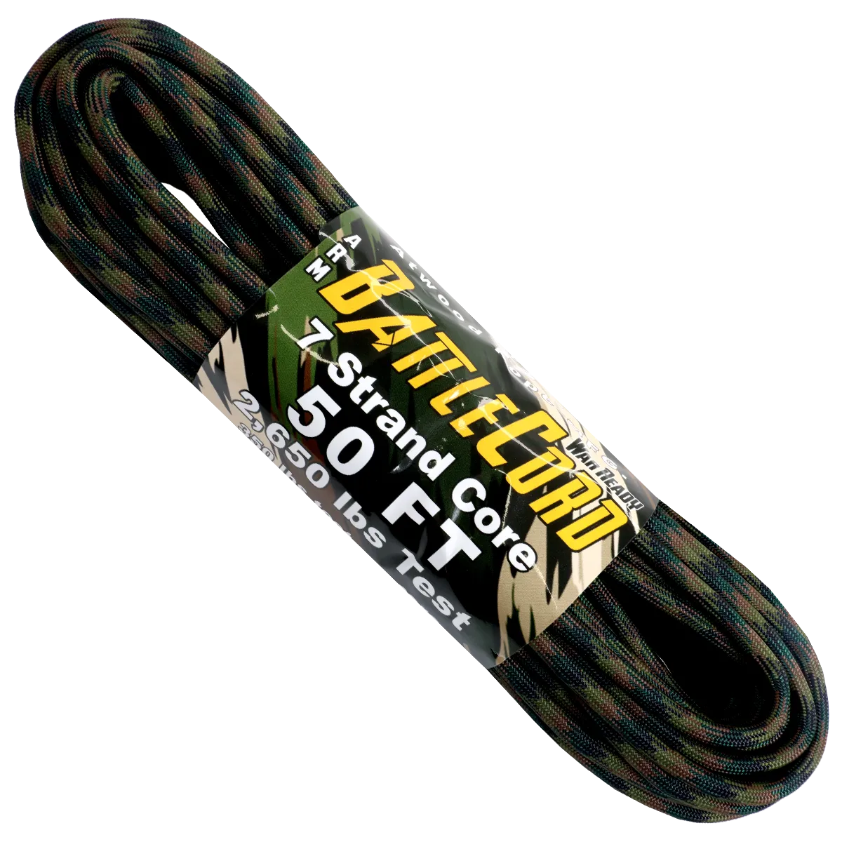 5.6mm Battle Cord - Woodland Camo