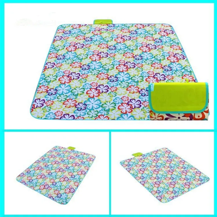 600D Oxford Cloth Outdoor Picnic Mat Picnic Cloth Waterproof Mats Spring Travel Beach Mat, Specifications (length * width): 150*180(Colorful Flower)