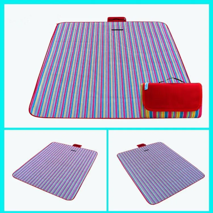 600D Oxford Cloth Outdoor Picnic Mat Picnic Cloth Waterproof Mats Spring Travel Beach Mat, Specifications (length * width): 150*180(PE Red Grid)