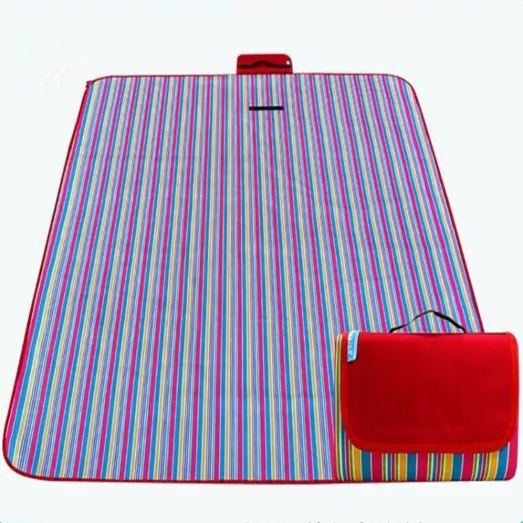 600D Oxford Cloth Outdoor Picnic Mat Picnic Cloth Waterproof Mats Spring Travel Beach Mat, Specifications (length * width): 150*180(PE Red Grid)