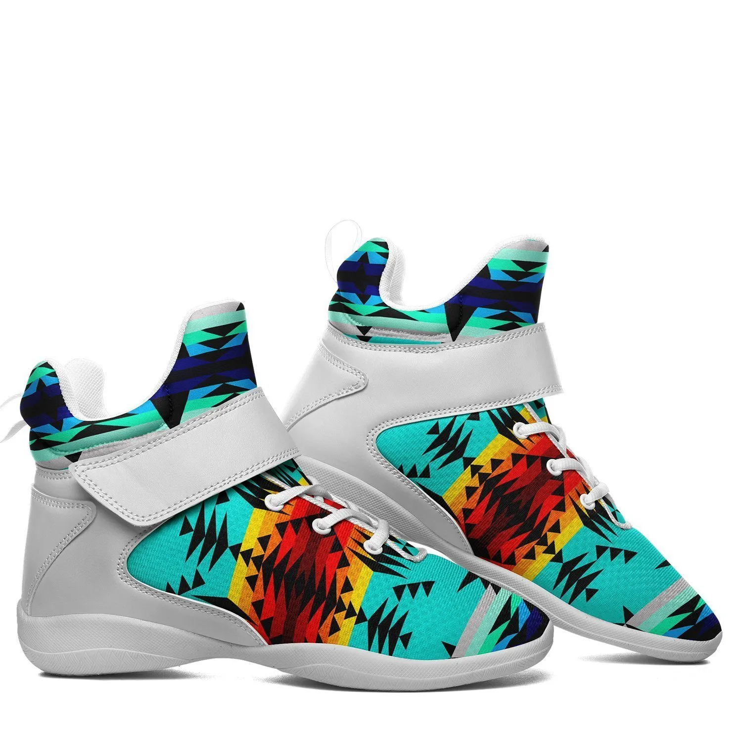 Between the Mountains Ipottaa Basketball / Sport High Top Shoes - White Sole