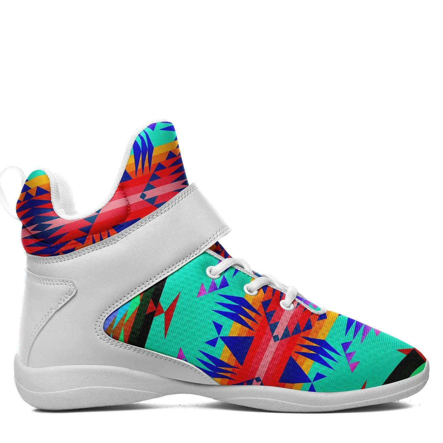 Between the Mountains Spring Ipottaa Basketball / Sport High Top Shoes - White Sole