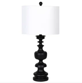 Black Ornate Table Lamp