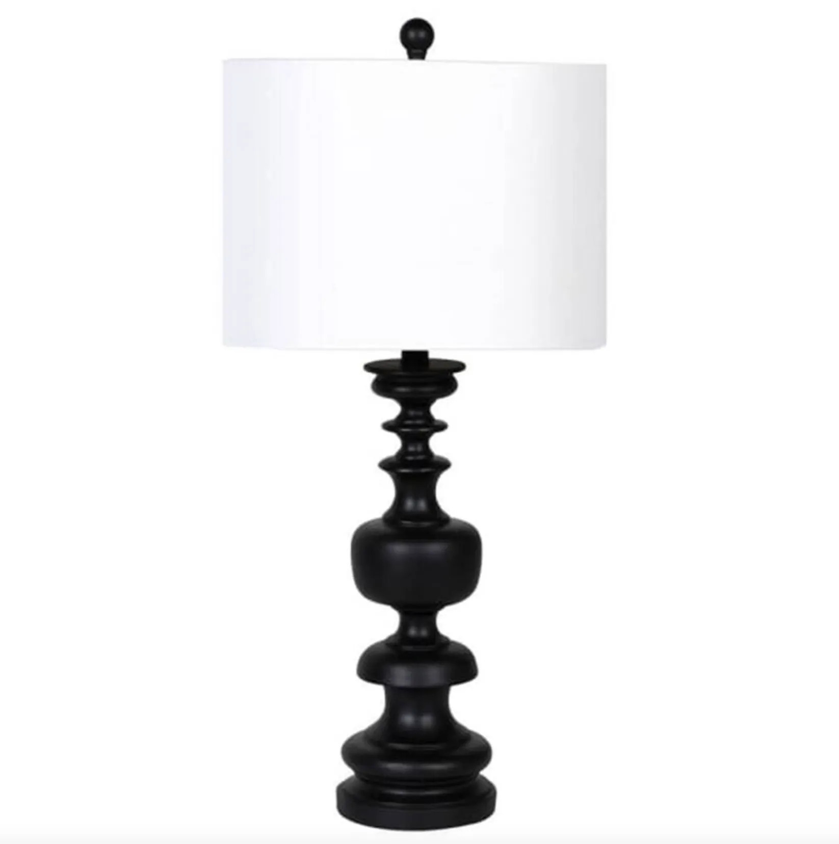 Black Ornate Table Lamp