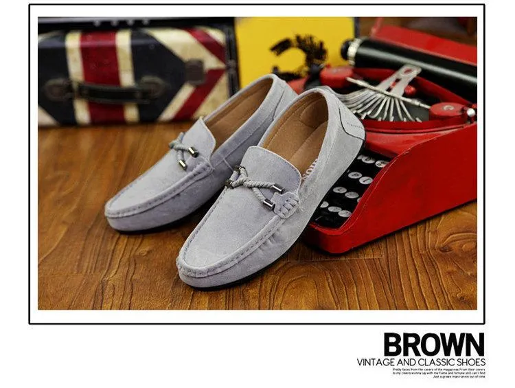 Casual Leather Driving Shoes/Moccasins - 4 Colors