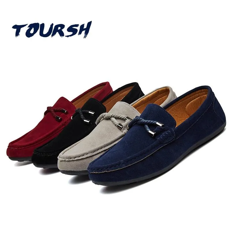 Casual Leather Driving Shoes/Moccasins - 4 Colors