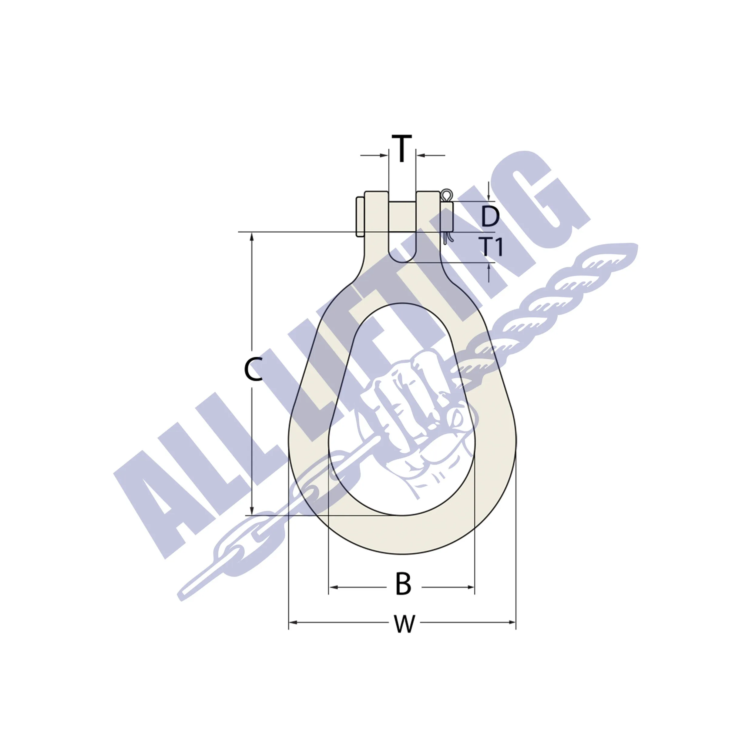 Clevis Lug Link Grade 70