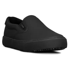 Clipper Lugz Men's Wide Anti-Slip Slip-on Sneakers, Black