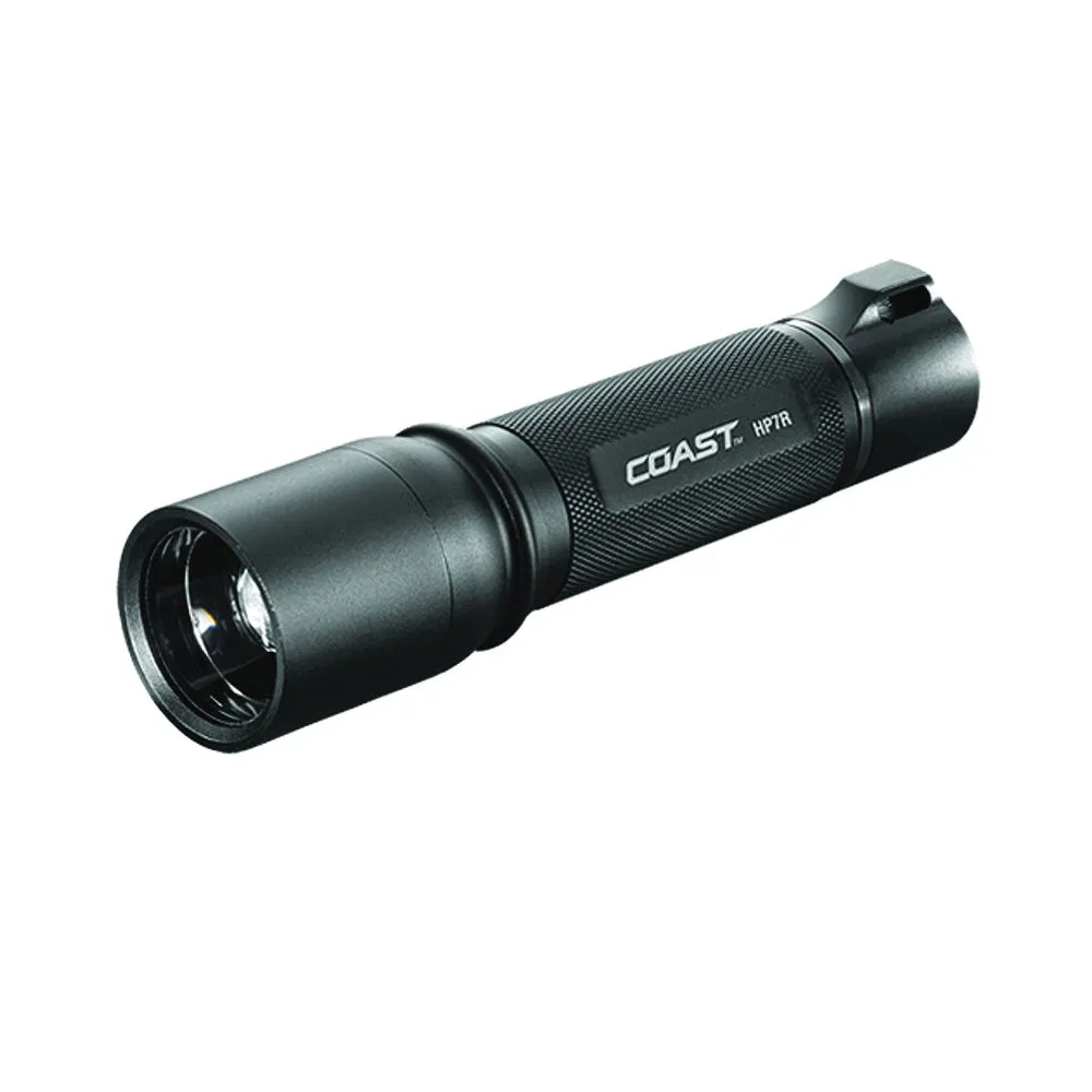 Coast 19221 Long Range Flashlight, AAA Battery, Alkaline, Lithium-Ion Battery, LED Lamp, 300 Lumens, Flood to Spot Beam