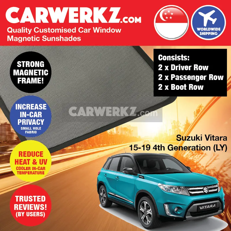 Customised Window Magnetic Sunshades for Suzuki Vitara Escudo 2015-Current 4th Generation (LY) Japan SUV