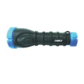 Dorcy 41-2958 Flashlight, AAA Battery, LED Lamp, 110 Lumens, 100 m Beam Distance, 18 hr Run Time, Blue/Red/Yellow