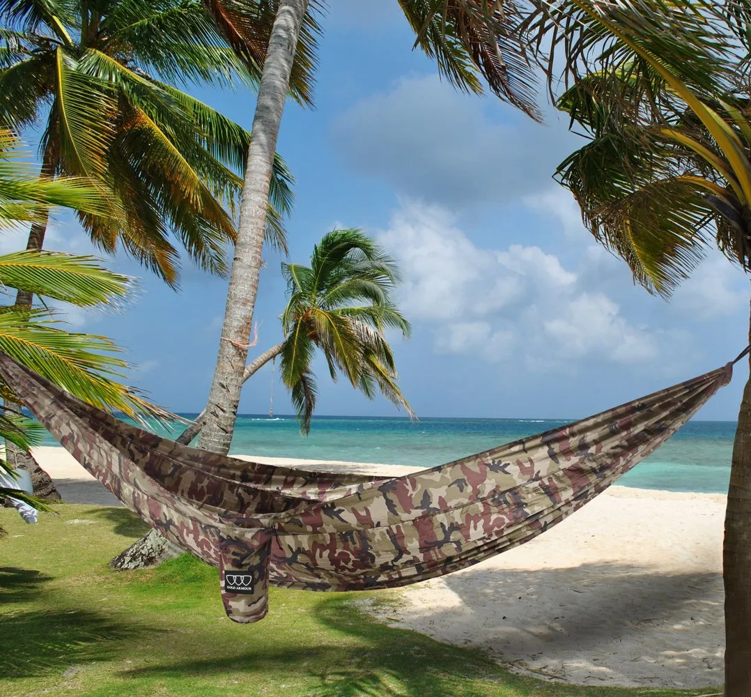 Double Hammock with Bug Net-Gold Armour