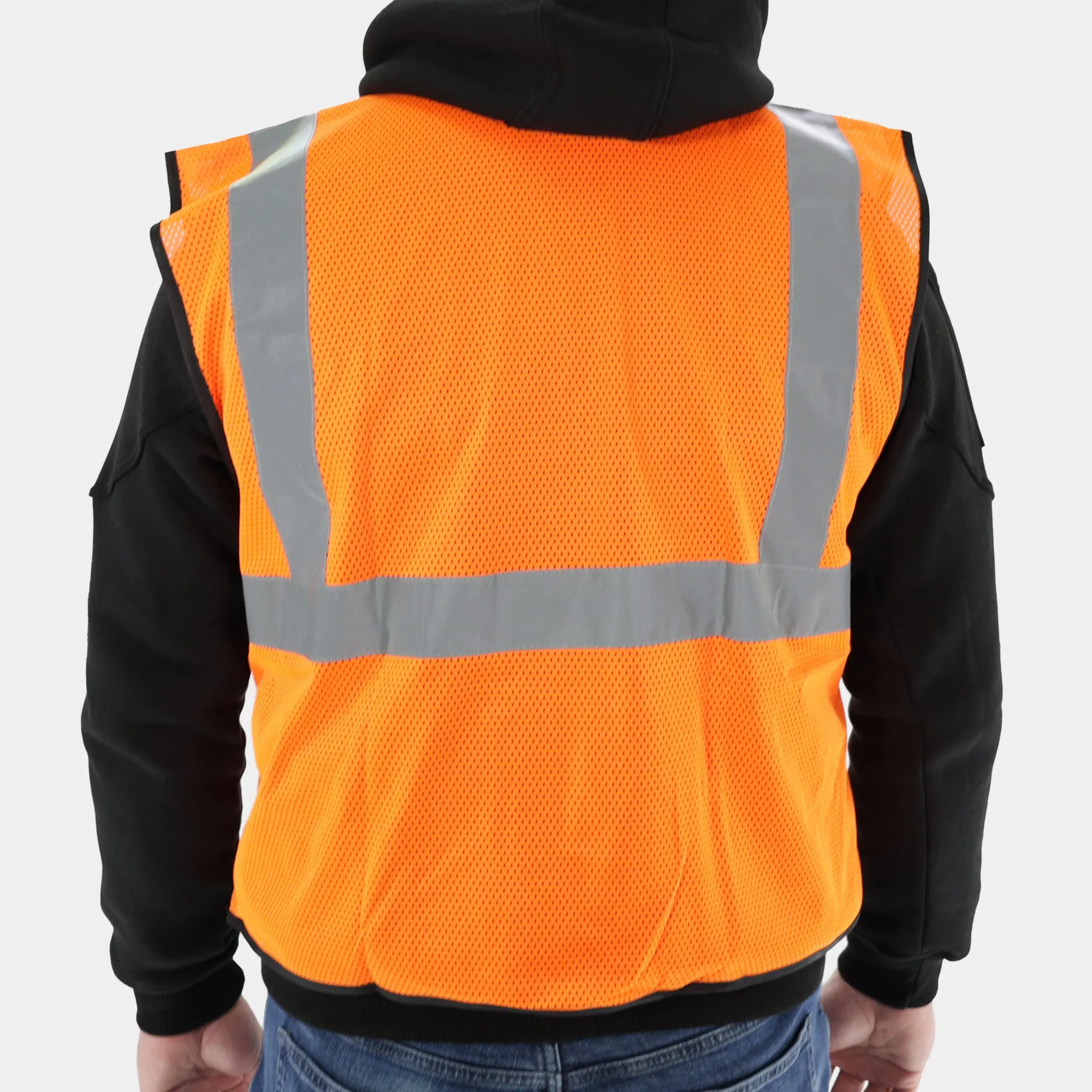 Economy Orange Safety Vest (1/ea)