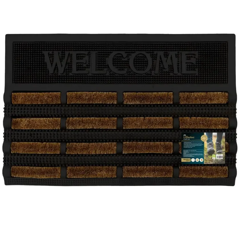 JVL Nimbus Welcome Scraper Mat 40x60cm