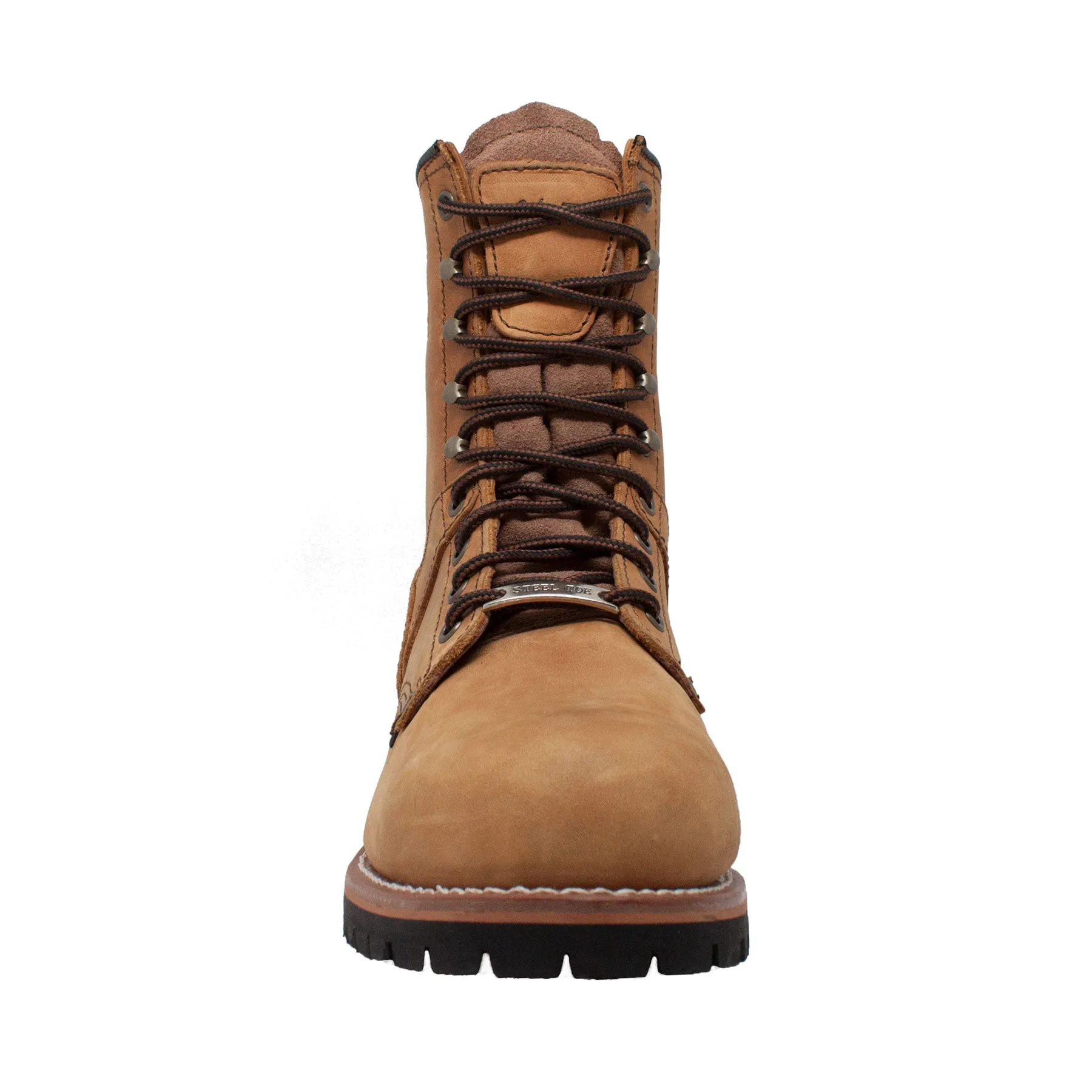 Men's 9" Steel Toe Logger Brown - 1740