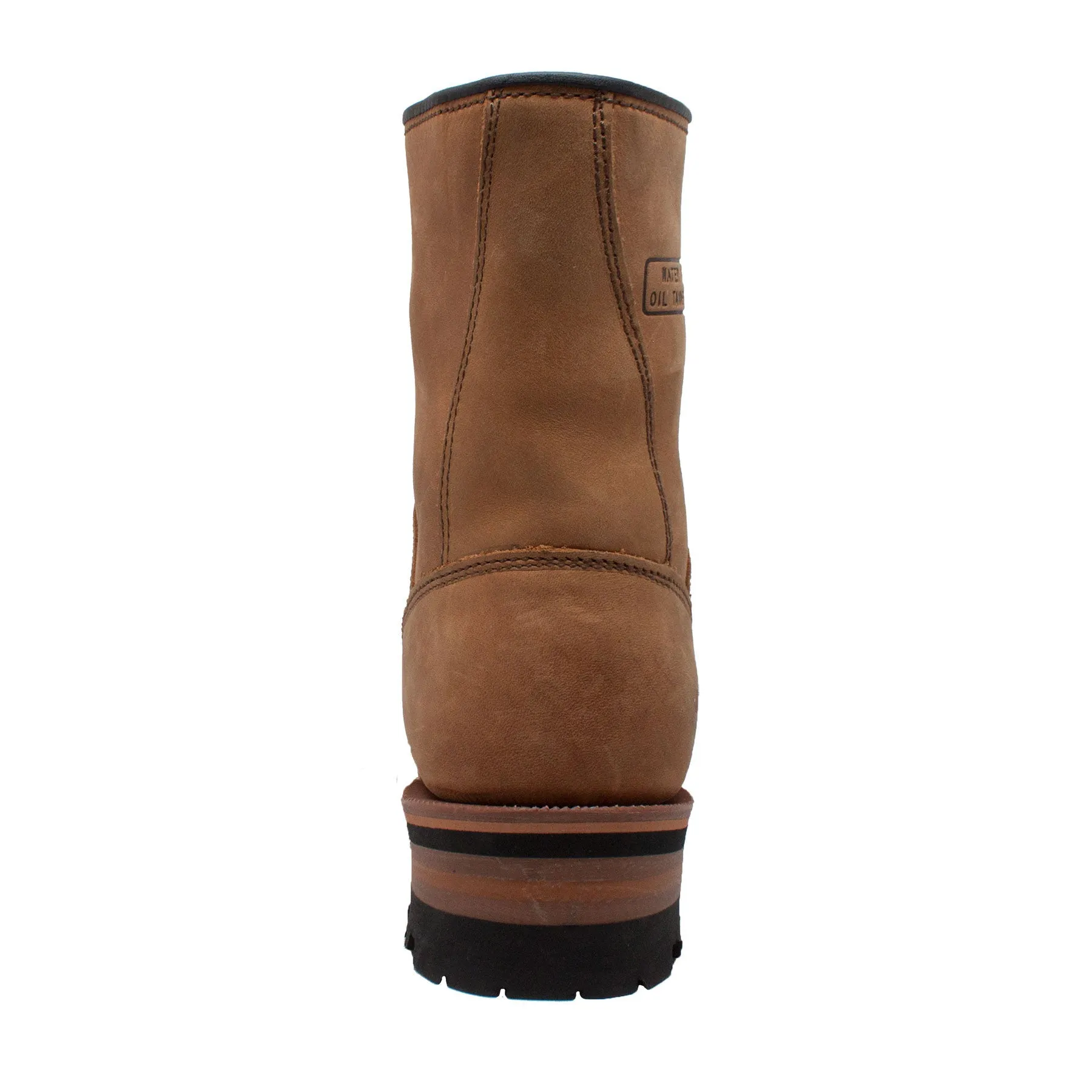 Men's 9" Steel Toe Logger Brown - 1740