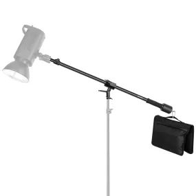 NEEWER 90-160cm Tripod Boom Arm with Sandbag