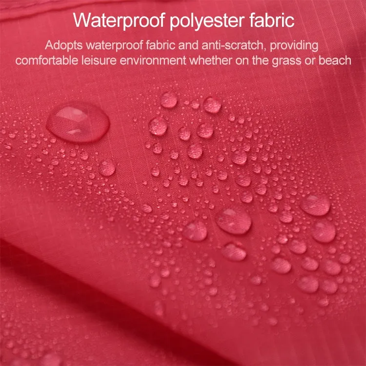 Outdoor Portable Waterproof Picnic Camping Mats Beach Blanket Mattress Mat 100cm*140cm(Rose Red)