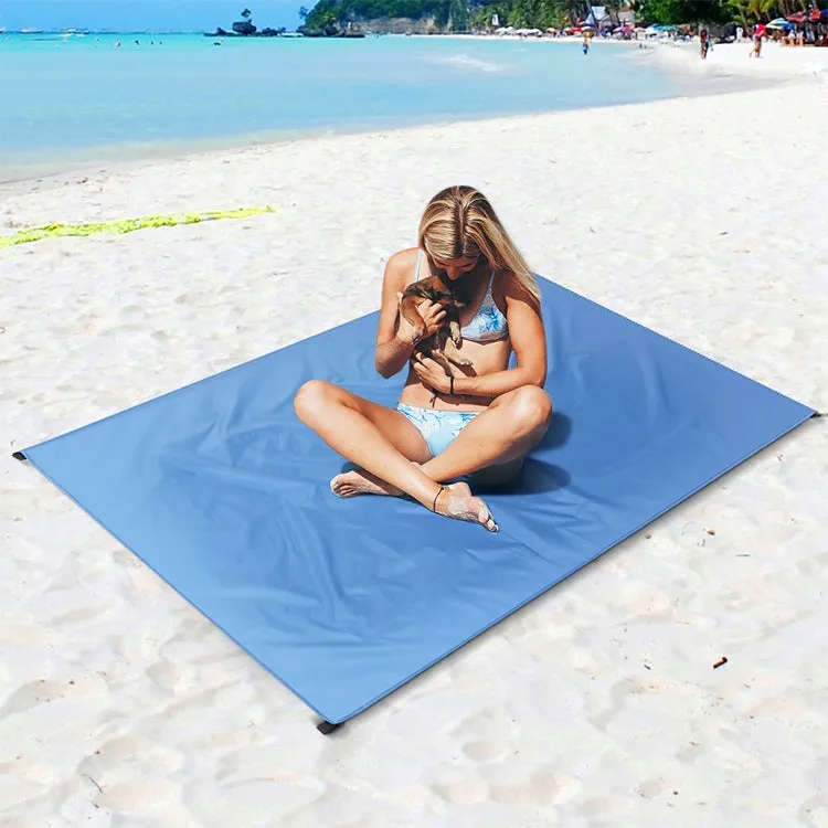 Outdoor Portable Waterproof Picnic Camping Mats Beach Blanket Mattress Mat 100cm*140cm(Rose Red)