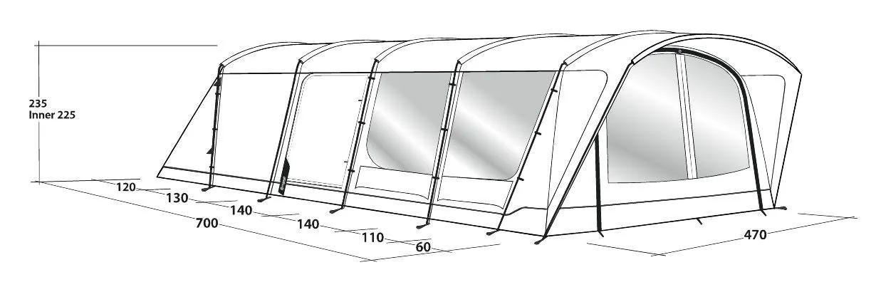 Outwell Vermont 7PE Tent 2022