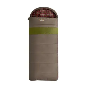 Oztrail Cotton Canvas Mega Hooded Sleeping Bag