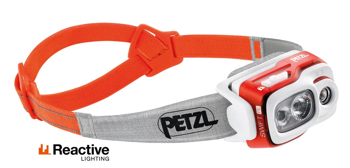 Petzl Swift RL Headlamp | 900 Lumens Orange