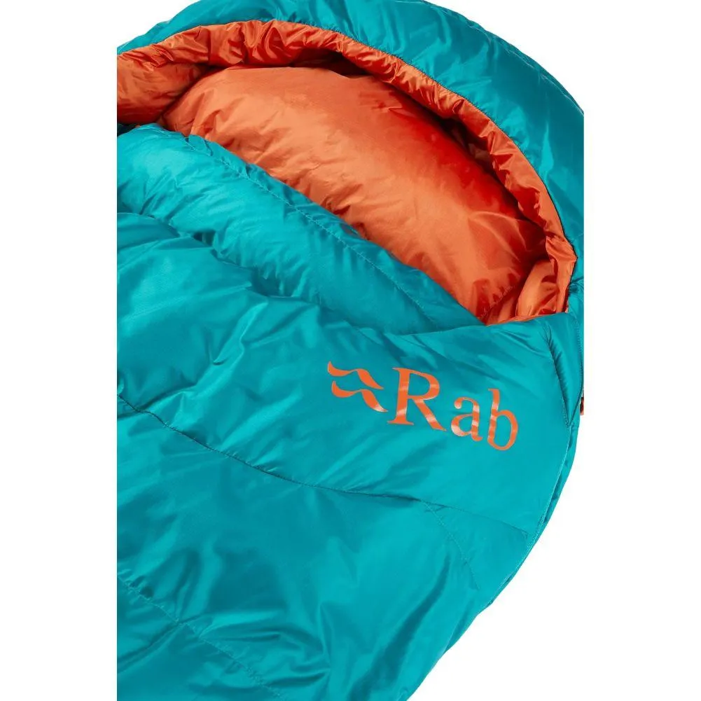 Rab Women's Ascent 500 Left Zip Down Sleeping Bag (Marina Blue)