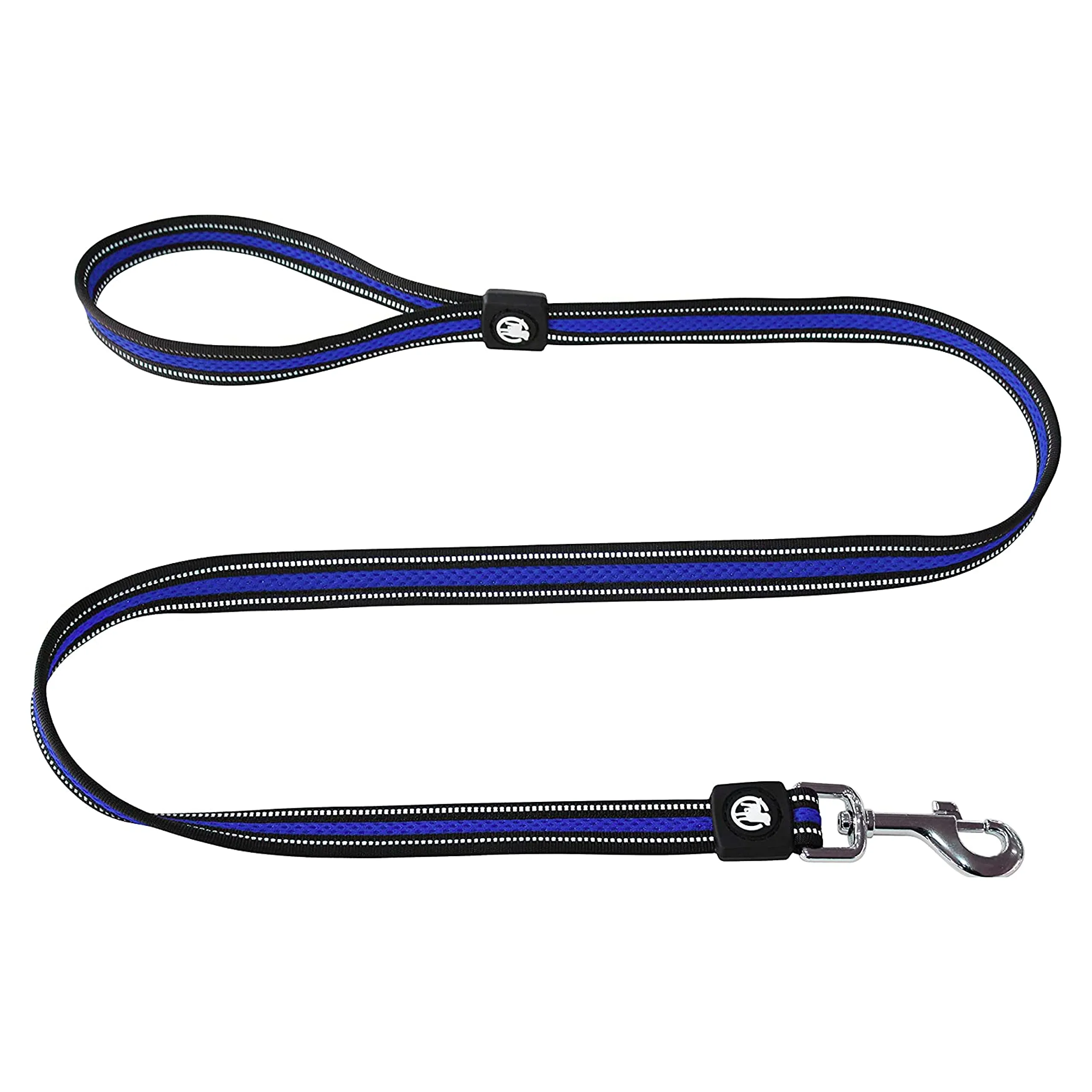 Reflective Airmesh Dog Leash - 4 Ft, Training Leash With Padded Hand Loop Dogs -