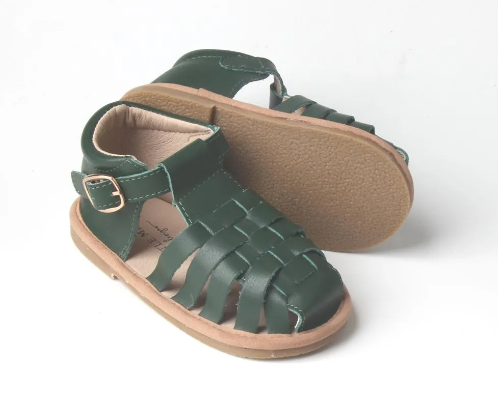 Sandal - Walter - Forest Green - Hard Sole