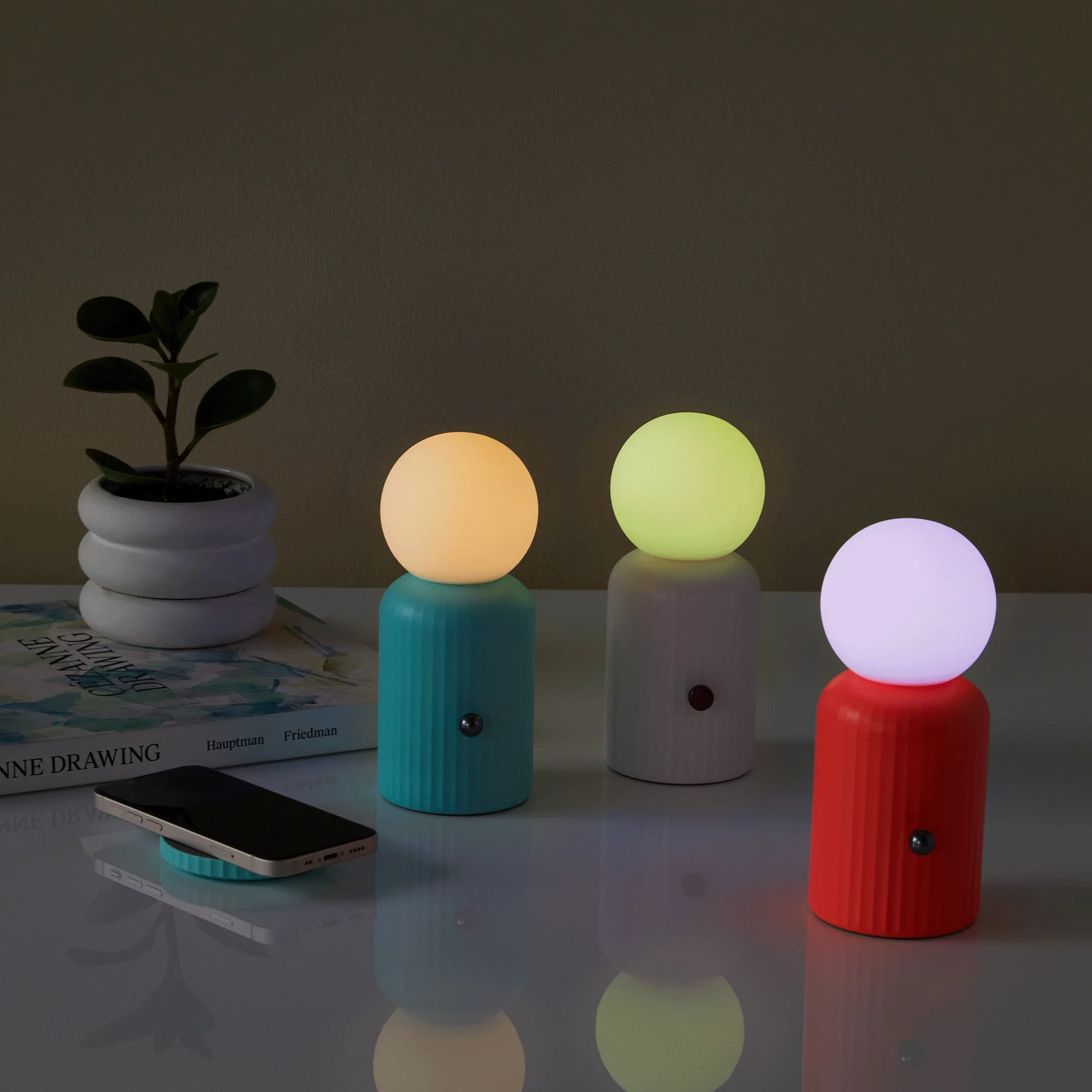 Skittle Portable Lamp - Coral