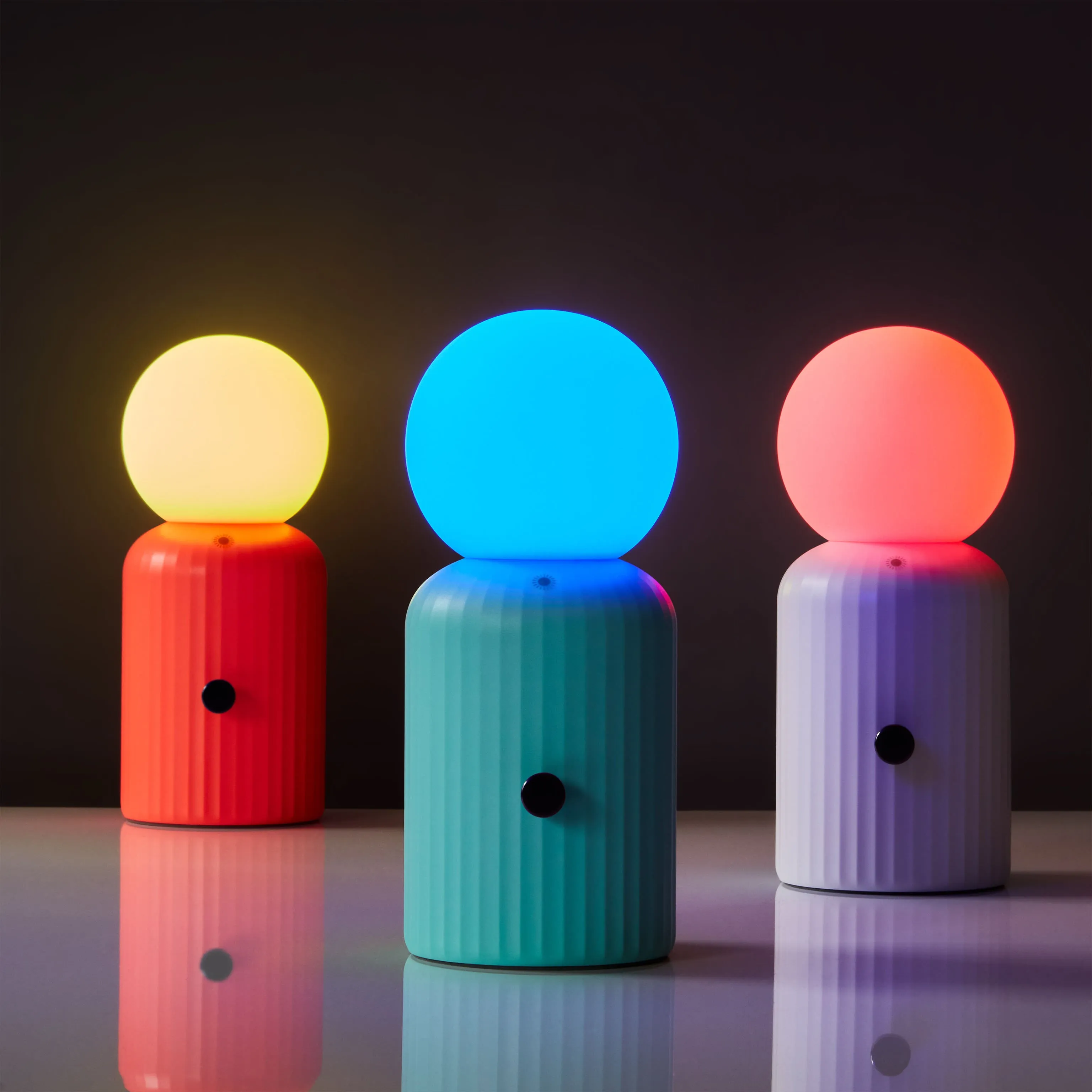 Skittle Portable Lamp - Coral