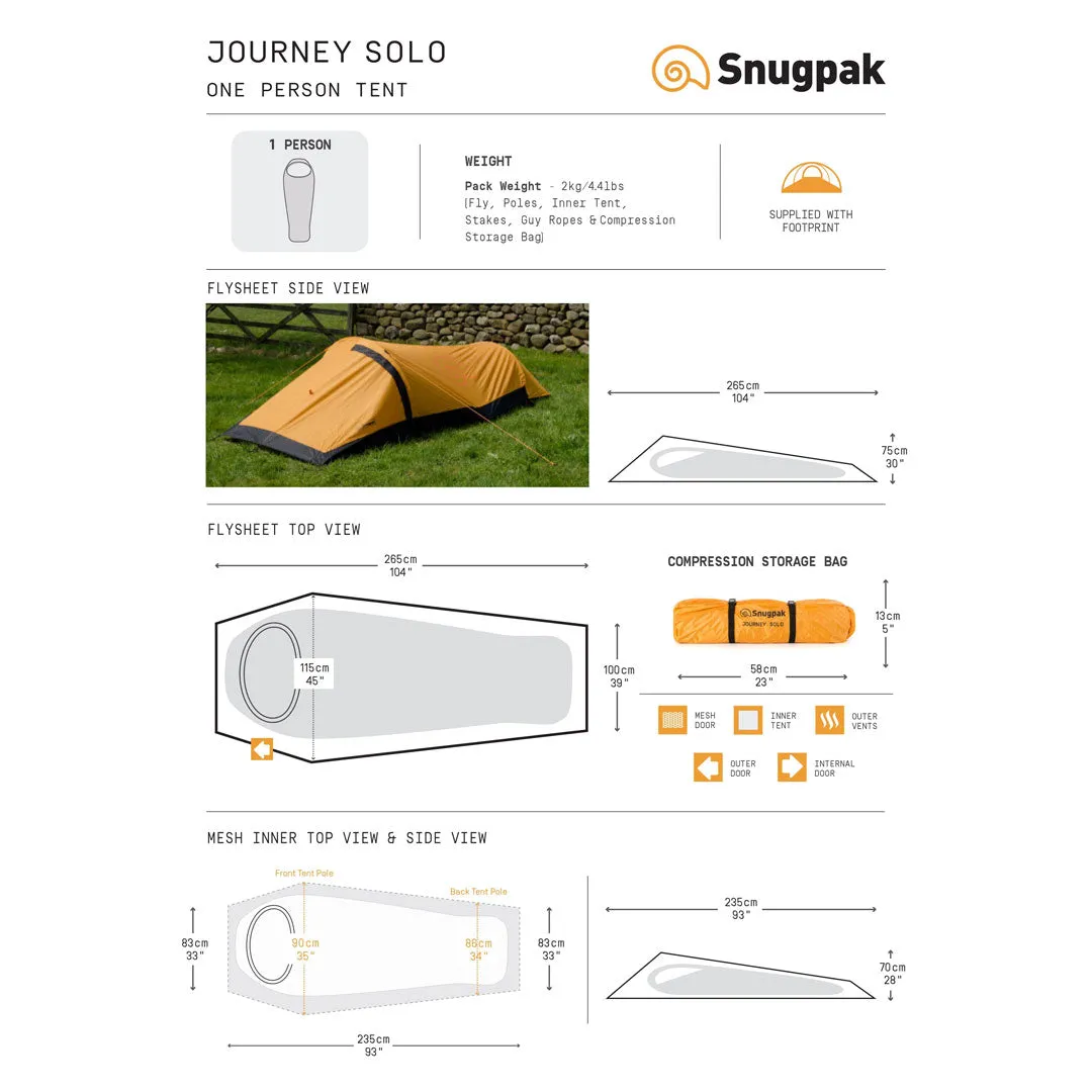 Snugpak Journey Solo Bivi Tent