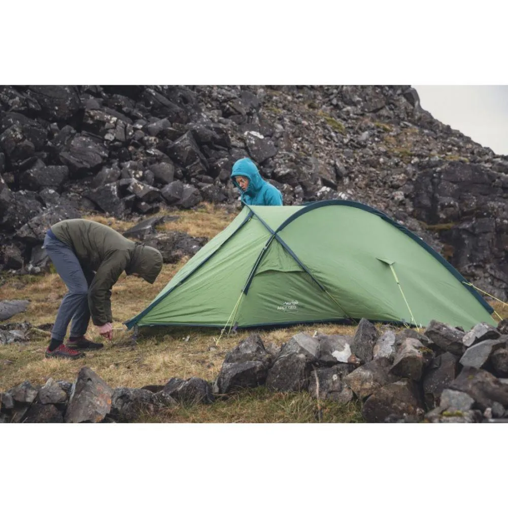 Vango Apex Geo 200 Tent - 2 Man Semi-Geodesic Trekking Tent (Pamir Green)