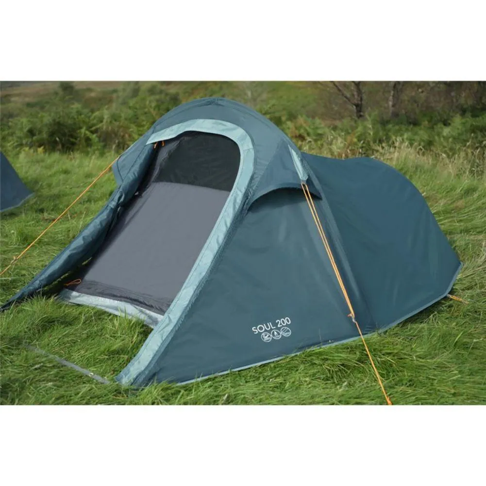 Vango Soul 200 Tent - 2 Man Tent (Deep Blue)