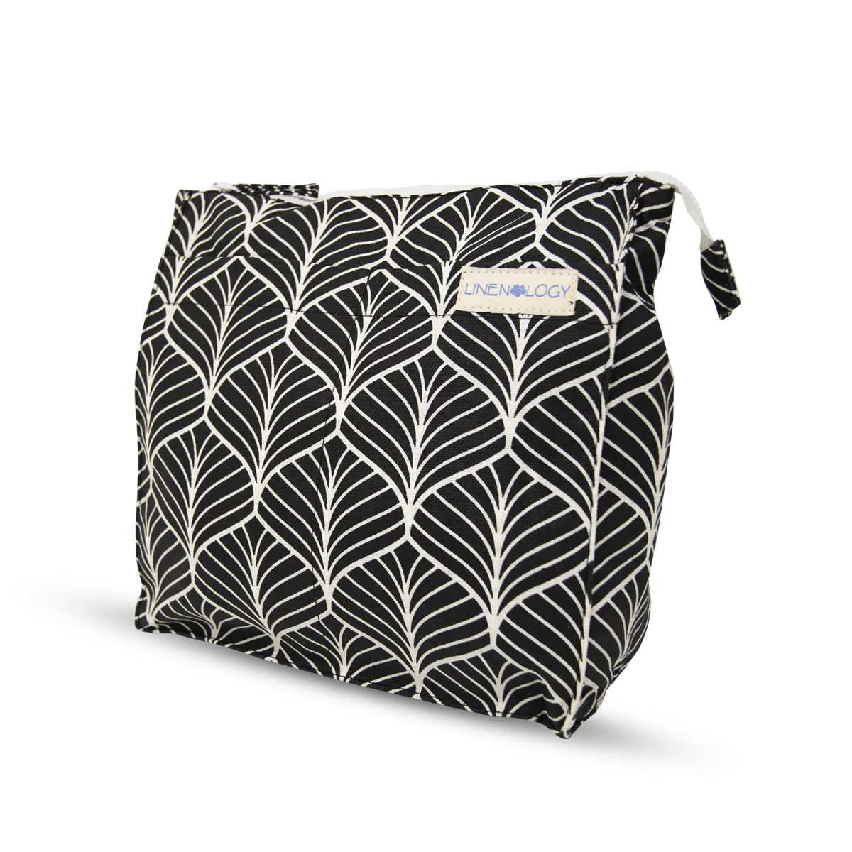 Wash Bag Tall - Abstract - Black