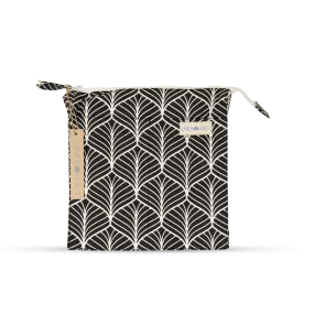 Wash Bag Tall - Abstract - Black