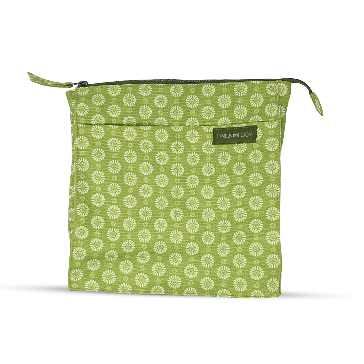 Wash Bag Tall - Geo Lime