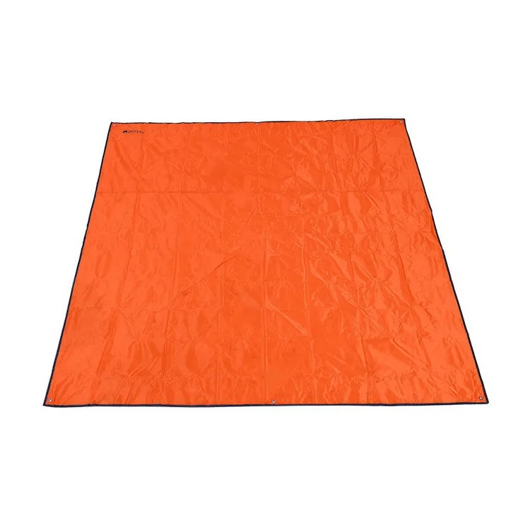 Waterproof Oxford Cloth 420D Oxford Material Camping Picnic Beach Tent Roof Tarp (Size: 215x215cm)(Orange)